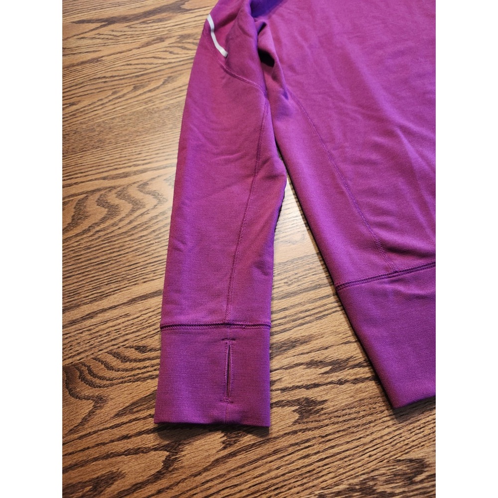 Nike Dri-Fit Hoodie Womens XL Magenta Pink Wool Blend Running‎ Sweatshirt - Picture 3 of 11